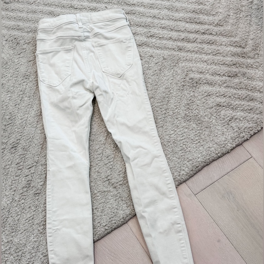 HIGH-RISE WHITE SUPER SKINNY JEANS - Size 00 - Picture 3 of 5